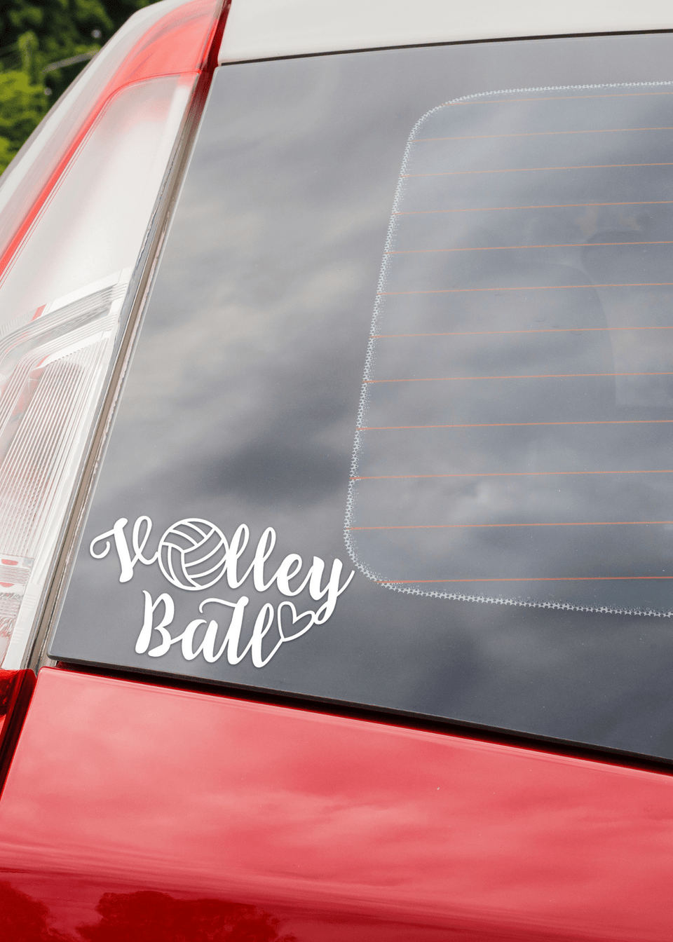Volleyball Vinyl Decal